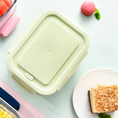 Heat-resistant Household High Borosilicate Glass Containers for Food Storage with Lids