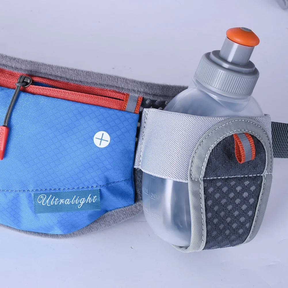 New style Wholesale E882 AONIJIE Running Belt Hydration Waist Pack Outdoor Waist Bag with Water Bottle Holder for Men Women