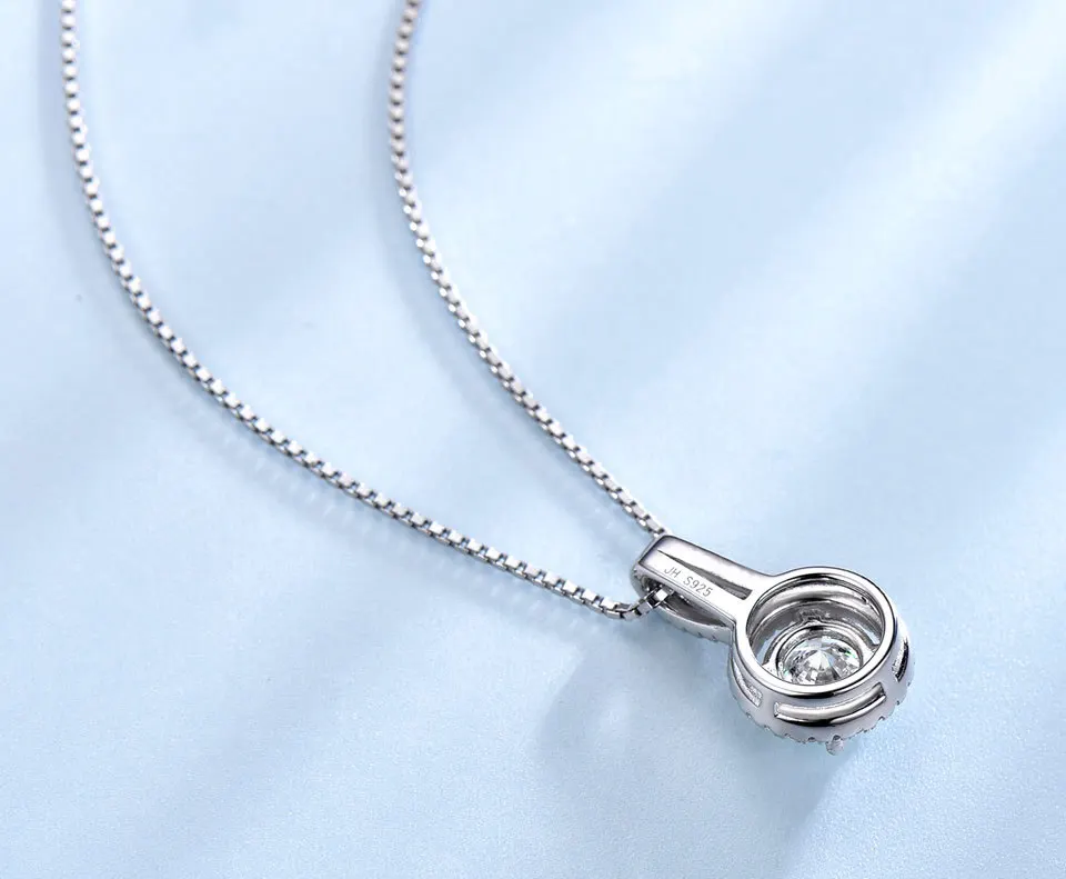 В европейском и американском стиле; Роскошные женские 925 стерлингового серебра кубический циркон ожерелье кольцо 2 шт./компл.