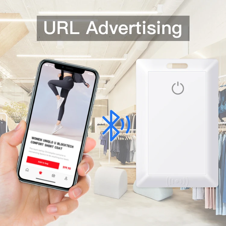 Long Range Bluetooth Low Energy Waterproof Keychain Beacon Portable NFC Ble 5.1 Beacon