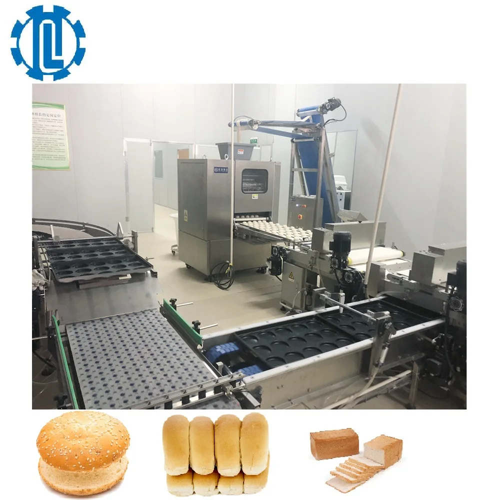 2022 Commercial Bread Stuffed Pizza Rolls Maker Brioche Burger Buns Making Machine Production Line for Sale