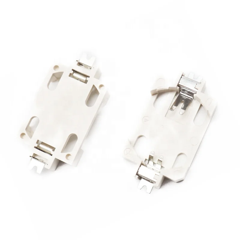 Tin Plated SMT 2032 Battery Connector With Surface Mounting Battery Case