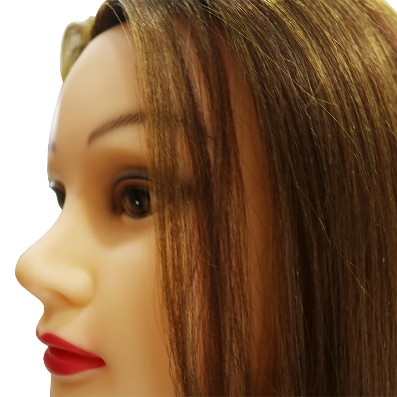 Искусственная голова химическое волокно и распределение практики волосы go модель макияж искусственная
