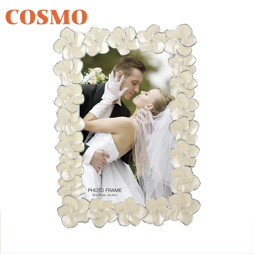 Flower Picture Frame Zinc Alloy Metal Photo Frames