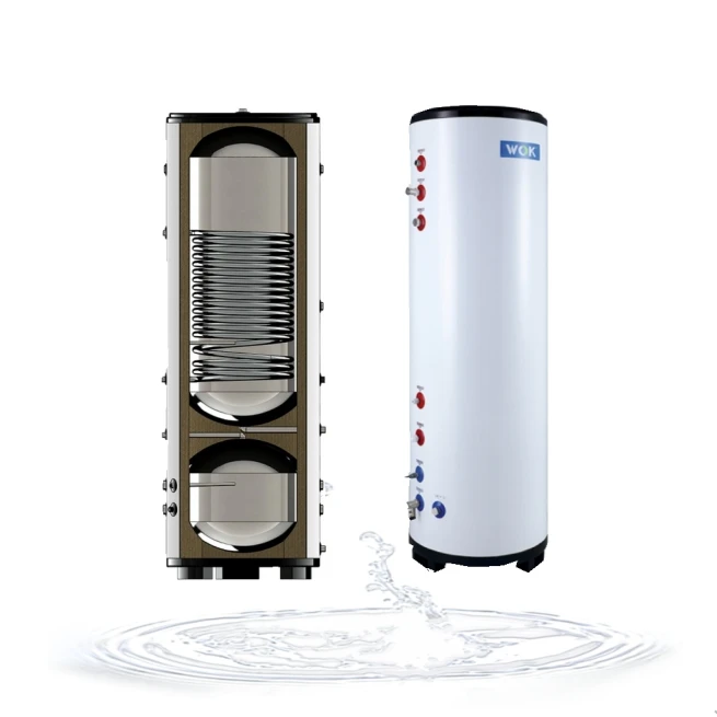 Factory Supplier pressurized stainless steel water tank domestic and buffer tank 2 in 1 hot water and heating