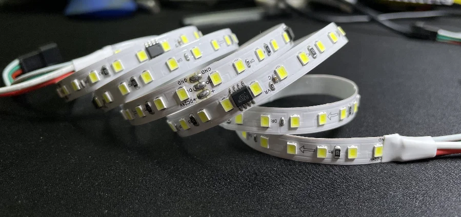 smart smd2835 120leds dc12v 1903 IC single color running water programming pixel magic blue white led strip lights