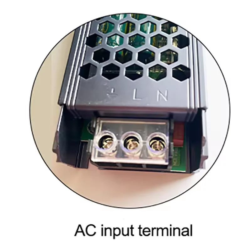 Hot on sale ac100-264VAC to dc 12v 24volt 60w 2.5A Black mini light box switching power supply