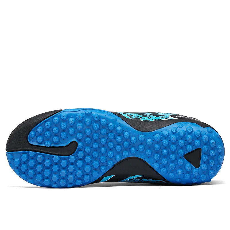 
Support customized boys training shoes AG breathable synthetic grass football shoes 