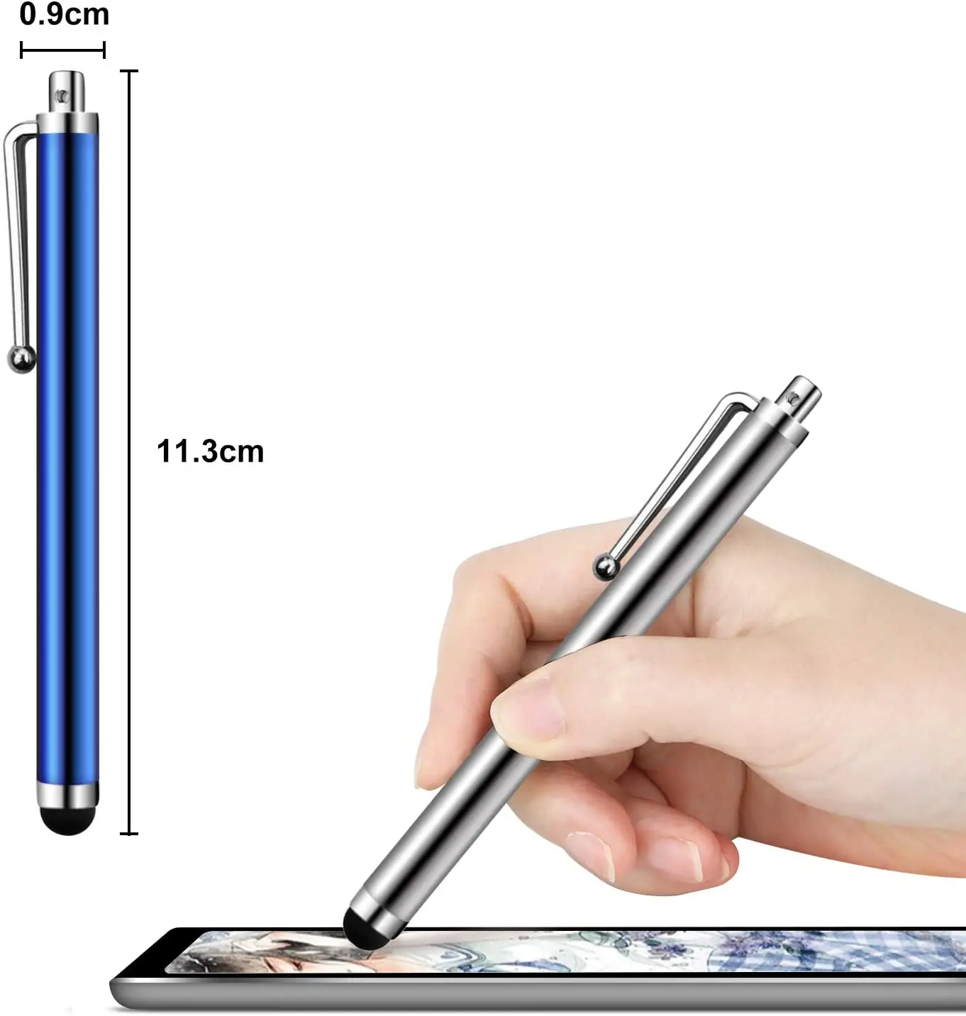 
Colorful Universal Metal Touch Screen Capacitive Stylus Pens for Samsung Smart Phone Tablet 