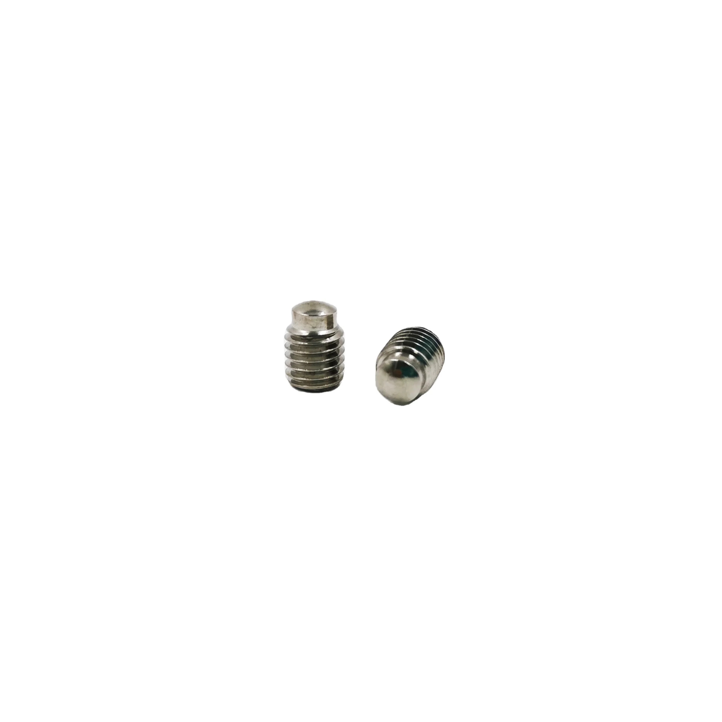 DIN915 M2.5 M3 M4 M5 M6 M8 M10 Stainless Steel SS304 Hex Socket Set Screw with dog point grub screws