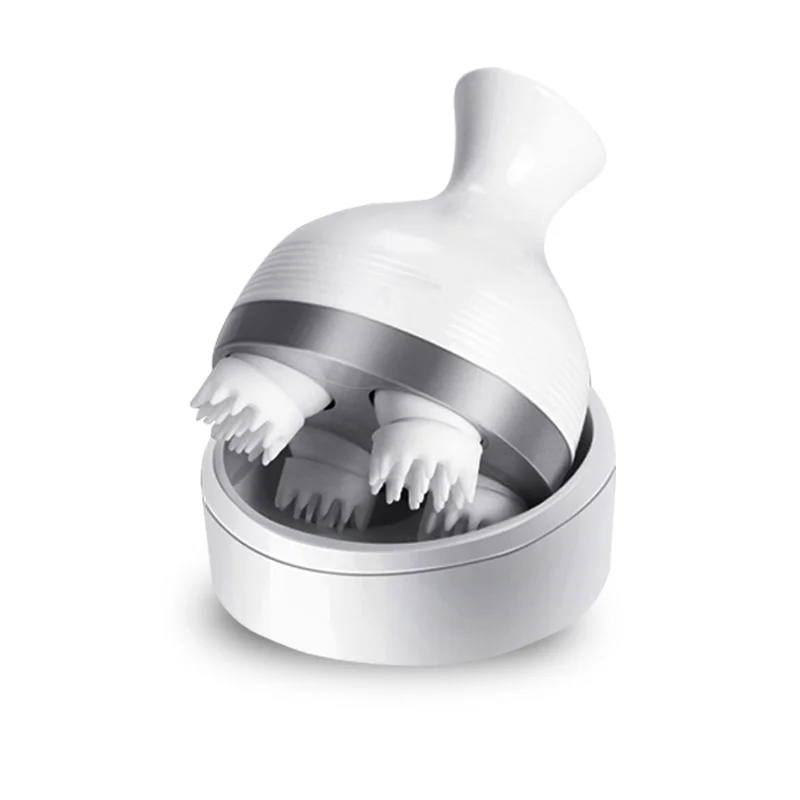 Новинка, массажер для головы питомца, Очищающий кожу головы кошки, разминающий массаж, электрический Осьминог, акупунктурная Массажная щетка для питомца