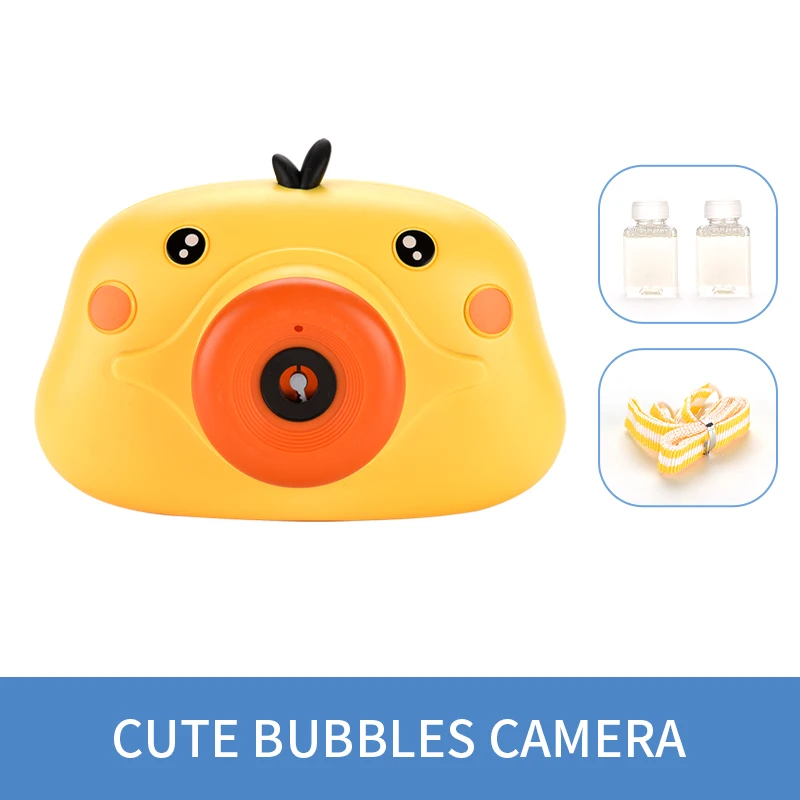 Wholesale Children Camera Bubble Toy Animal Frog Automatic Bubble Machine with Window Box