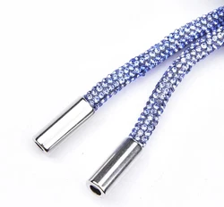 DIY 6 мм Радужная веревка, стразы, украшения для обуви, алмазные кружева, талисманы, шнурки для обуви