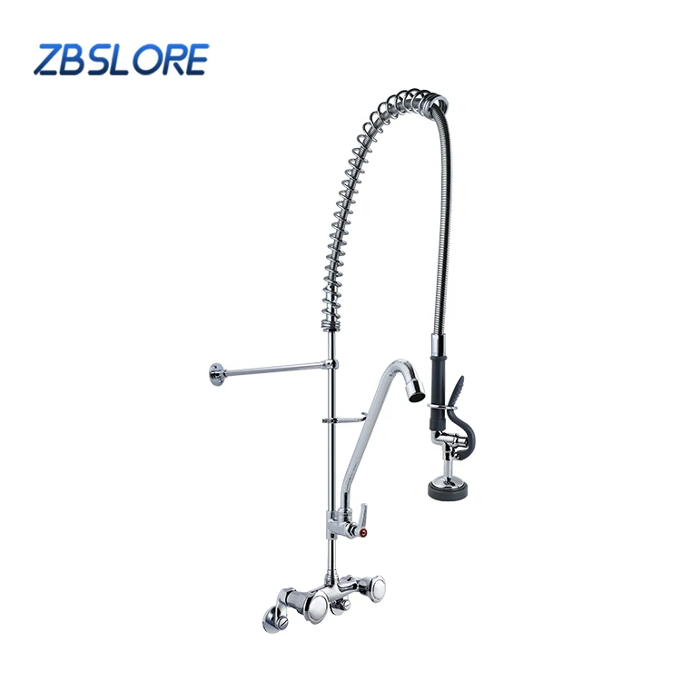 47 Inch Height Kitchen Faucet Pull Out Spray Commercial Pre Rinse Spray Pre Rinse Tap