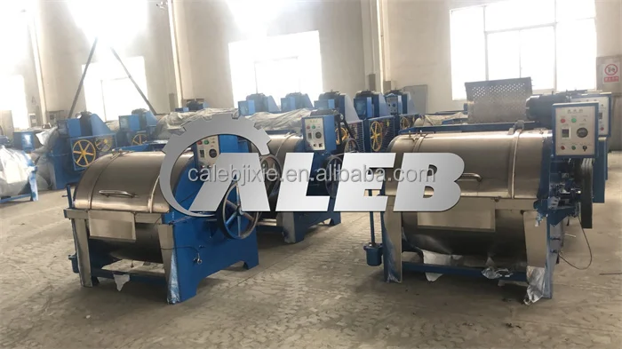 20kg to 400kg per hour industrial washer/automatic industrial laundry equipment/raw sheep wool cleaning machine