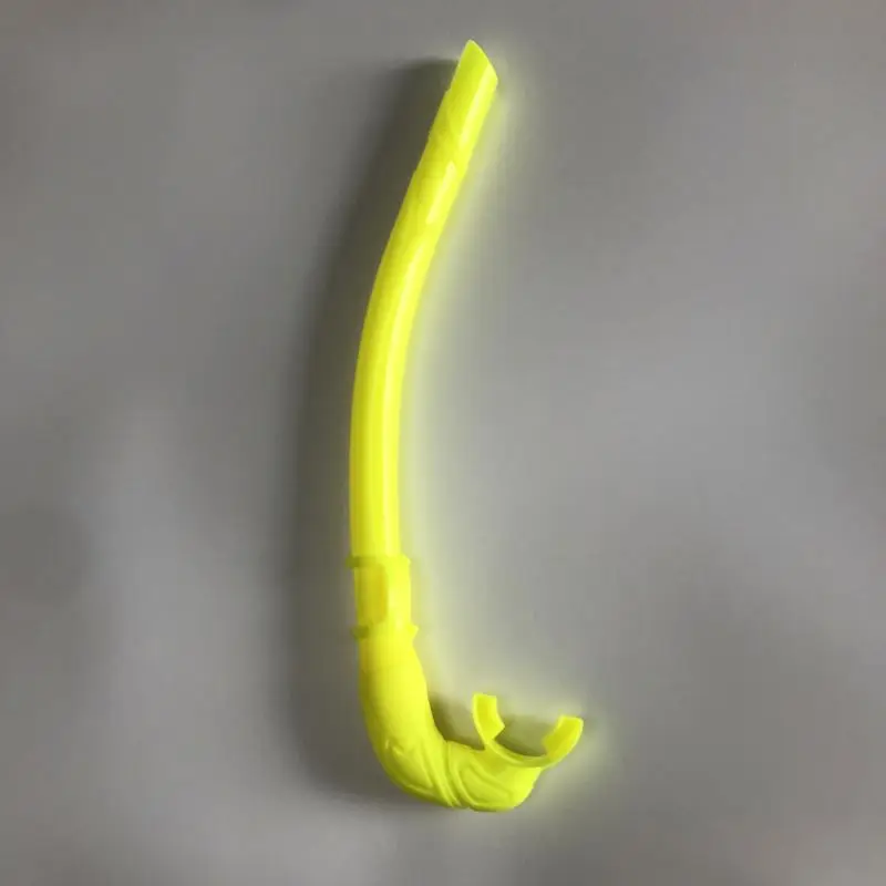 Silicone Mouthpiece Safety Liquid Silicone  Free Diving Snorkel Swimming Training Snorkel Folding Diving Snorkel