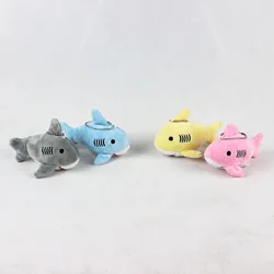 Manufacturers Wholesale Shark Plush Toy Pendant Marine Animal Shark Doll Plush Toy Creative 10cm Cartoon Small Shark Gift
