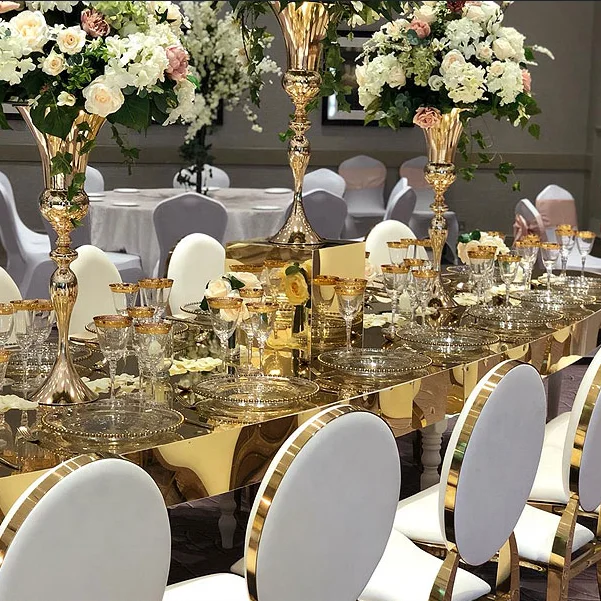 wholesale wedding and events rectangular glass table