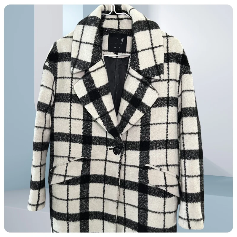 Ladies woolen worsted coat long second hand clothes branded buy used clothes bulk used clothing china