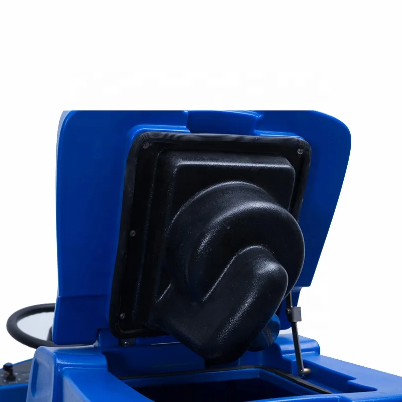 SC1350 new design lower-noise  single brush industry ride on floor scrubber dryer with battery