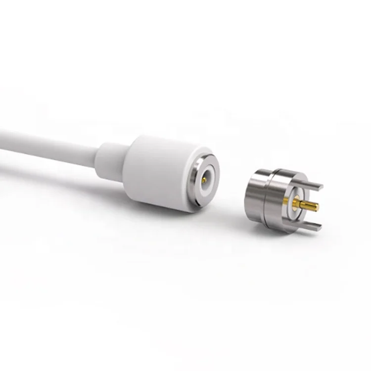 6 мм круглый 2-контактный Магнитный USB-кабель для зарядки pogo