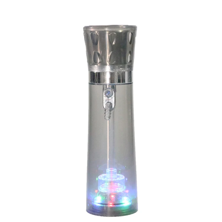 Hot sale New design Acrylic hookah with LED light travel hookah portable shisha hookah