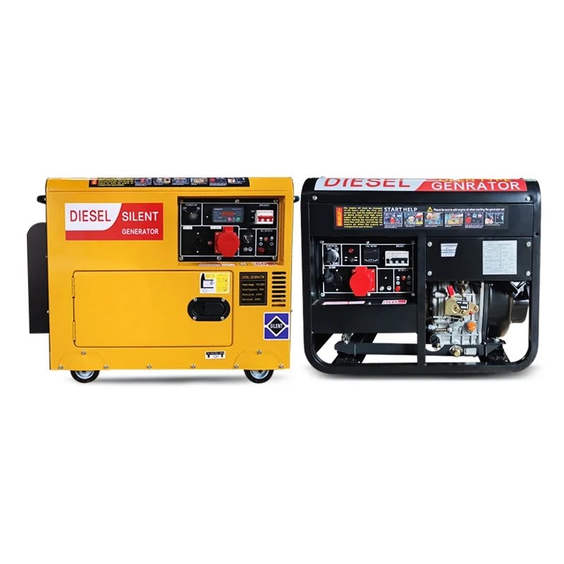 50/60hz 10kva Silent Diesel Generator 1/3 Phase Sound Proof Diesel Home Generator 5kva 7kva 10kva Generators For Home Use