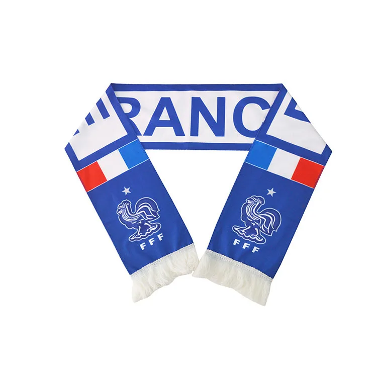 2022 Custom logo European World football soccer Cup Scarf, National team football fans scarf