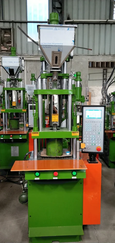 Smart Meter Super button Capacitor vertical type plastic injection molding making machine