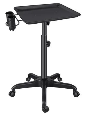 Beauty salon tool tray adjustable height tool trolley aluminum alloy trolley
