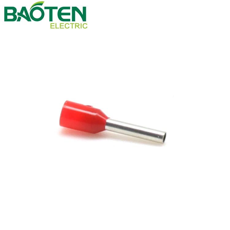 BAOTENG E0508 electrical brass copper terminal copper lugs terminal aluminium lug pin terminal