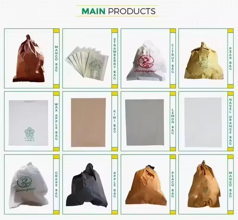 100% wood pulp banana date palm fruit cover protection paper bags