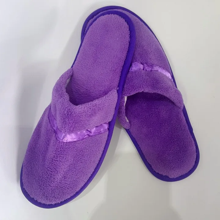 Luxury high-quality wholesale Hotel Slippers with custom logo Disposable Slippers Spa Slippers