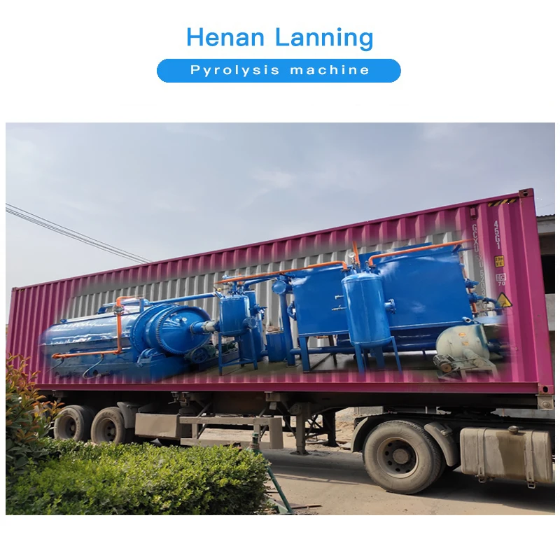 Recycling Tire Mini Pyrolysis Machine Waste Plastic Pyrolysis Plant