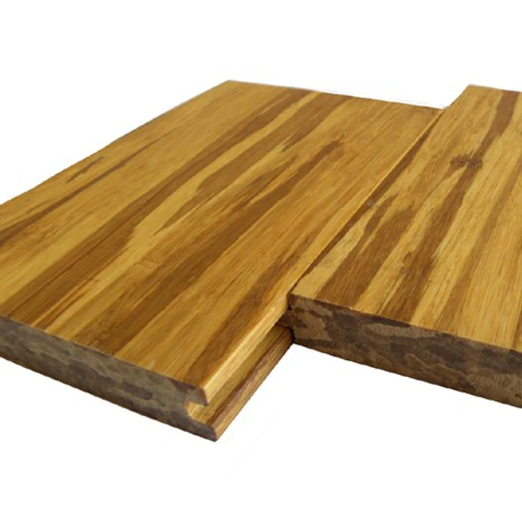 Strand woven bamboo flooring for indoor floor Tiger surface Natural eco-friendly bamboo carbonized click strand woven bamboo flo