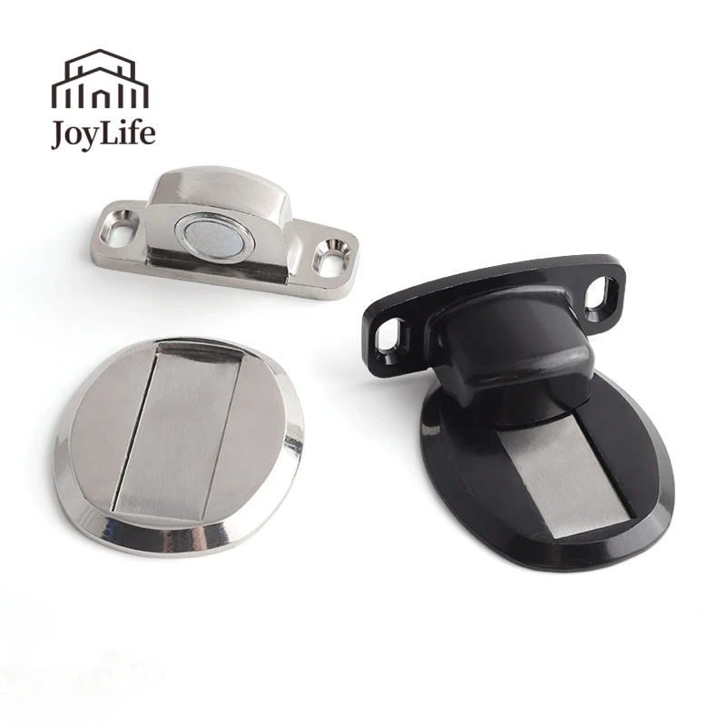 No Drilling Floor Mount Magnetic Door Stopper - Invisible Magnetic Door Stops Wall Prop Hold Open Door Stop