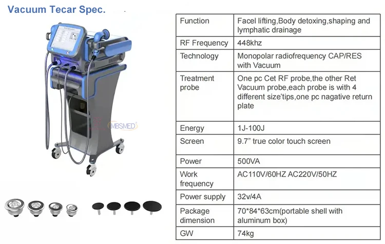 Factory phisiotherapy cet ret diathermy tecar body rehabilitation therapy/terapia tecar pain relief physio tecar machine