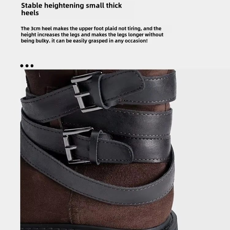 New Design Wholesale Ladies 2024 suede leather knee high boots Fashionable Flat Cowboy Boots Lady