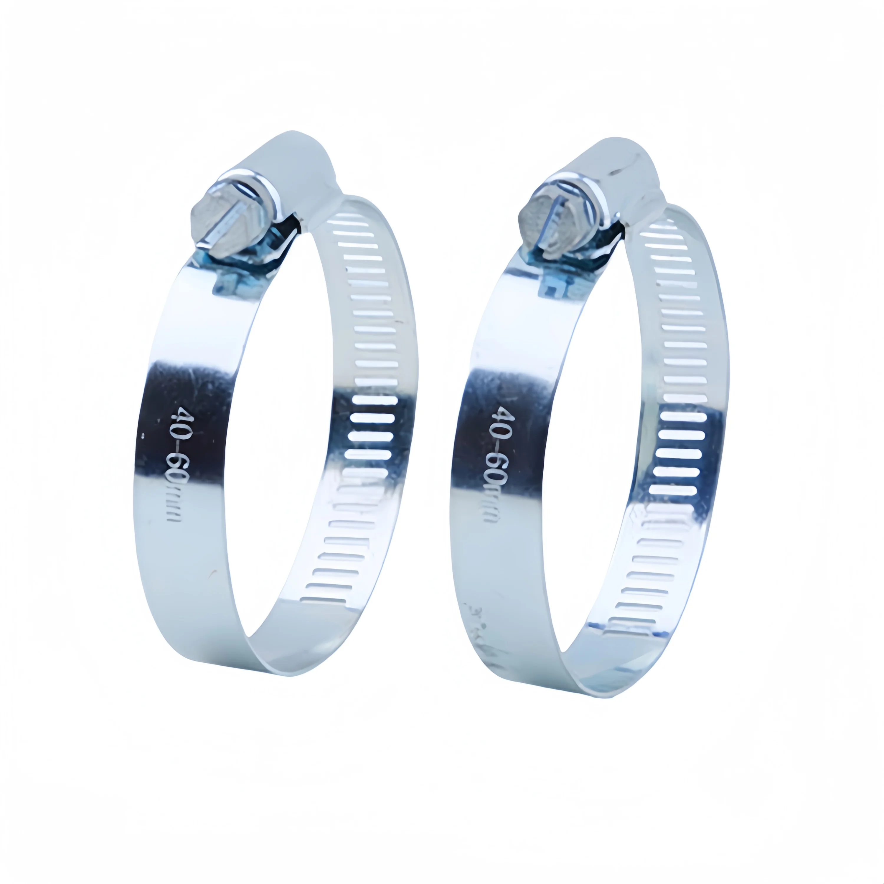 Custom 304 316 Metal Swivel Band pipe Clamp Zinc Plated Stainless Adjustable Bolts Steel Hose Clamps For Sealing Various Hoses