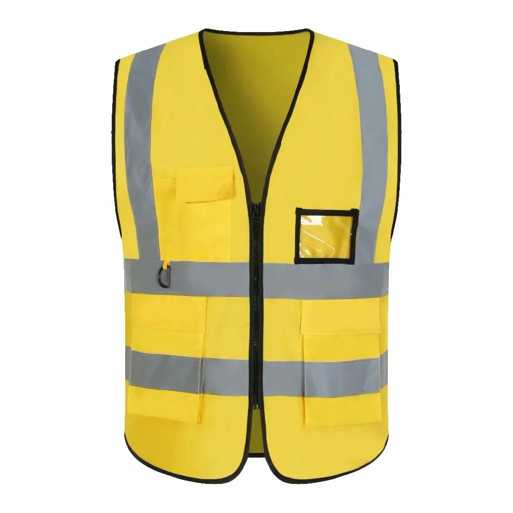
100% Polyester high visibility safety reflective vest 