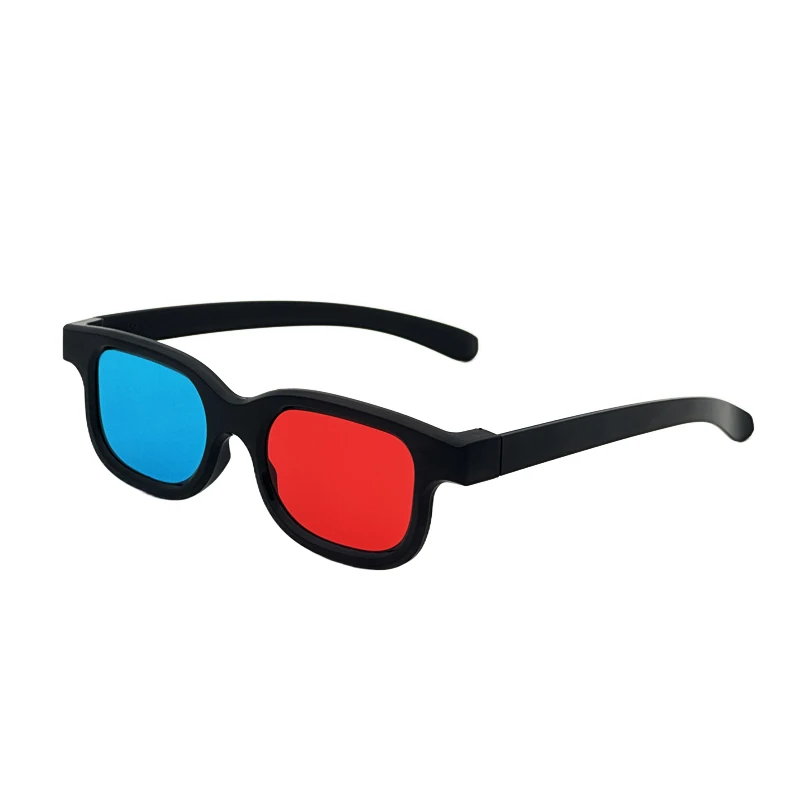 Factory Wholesale Passive Plastic red blue Anaglyph 3D glasses for amblyopia training