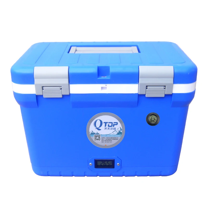 UN2814 injection molding manufacturer 12L medicine transport blood vaccine plastic cooler box