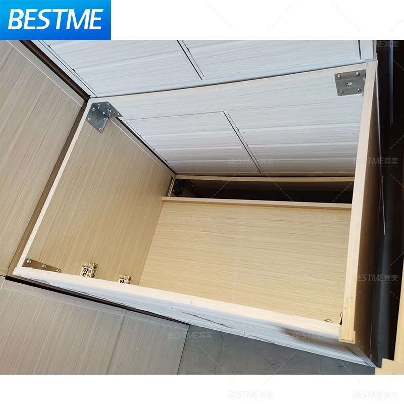 Sky Blue Wall-Mounted New PVC Carbon Fiber Bathroom Vanity Cabinet with Mirror Washing Basin Home Furniture Lavabo