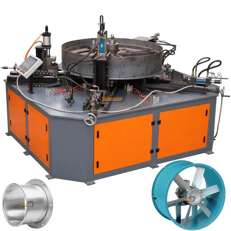 Low Price Full Automatic Crimping Machine Metal Hydraulic Automatic Flanging Bending Machine
