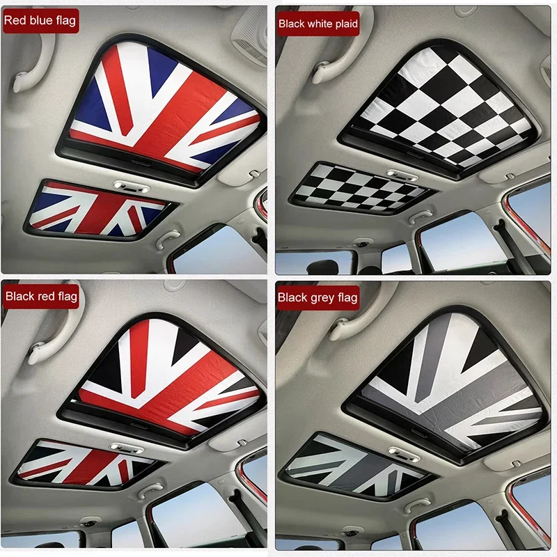 2PCS Car Sunroof Skylight Shade Sunshade for Mini Cooper F54 F55 F56 F60 R55 R56 R60 R61 Heat Block UV Parasol Car Accessories
