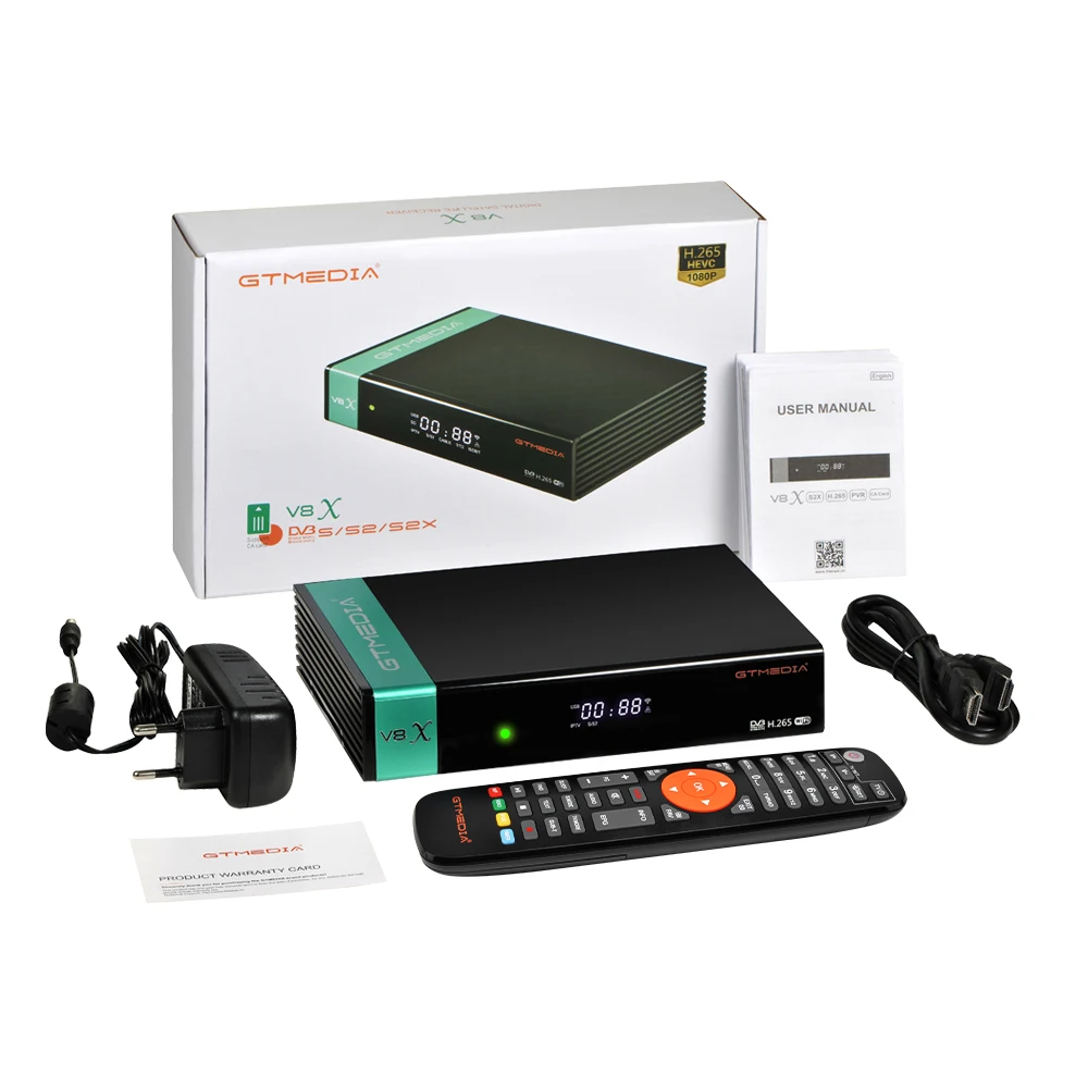 Распродажа GTMedia V8X IP SAT TV приставка DVB-S/S2/S2X Free to Air FTA цифровой Wi-Fi