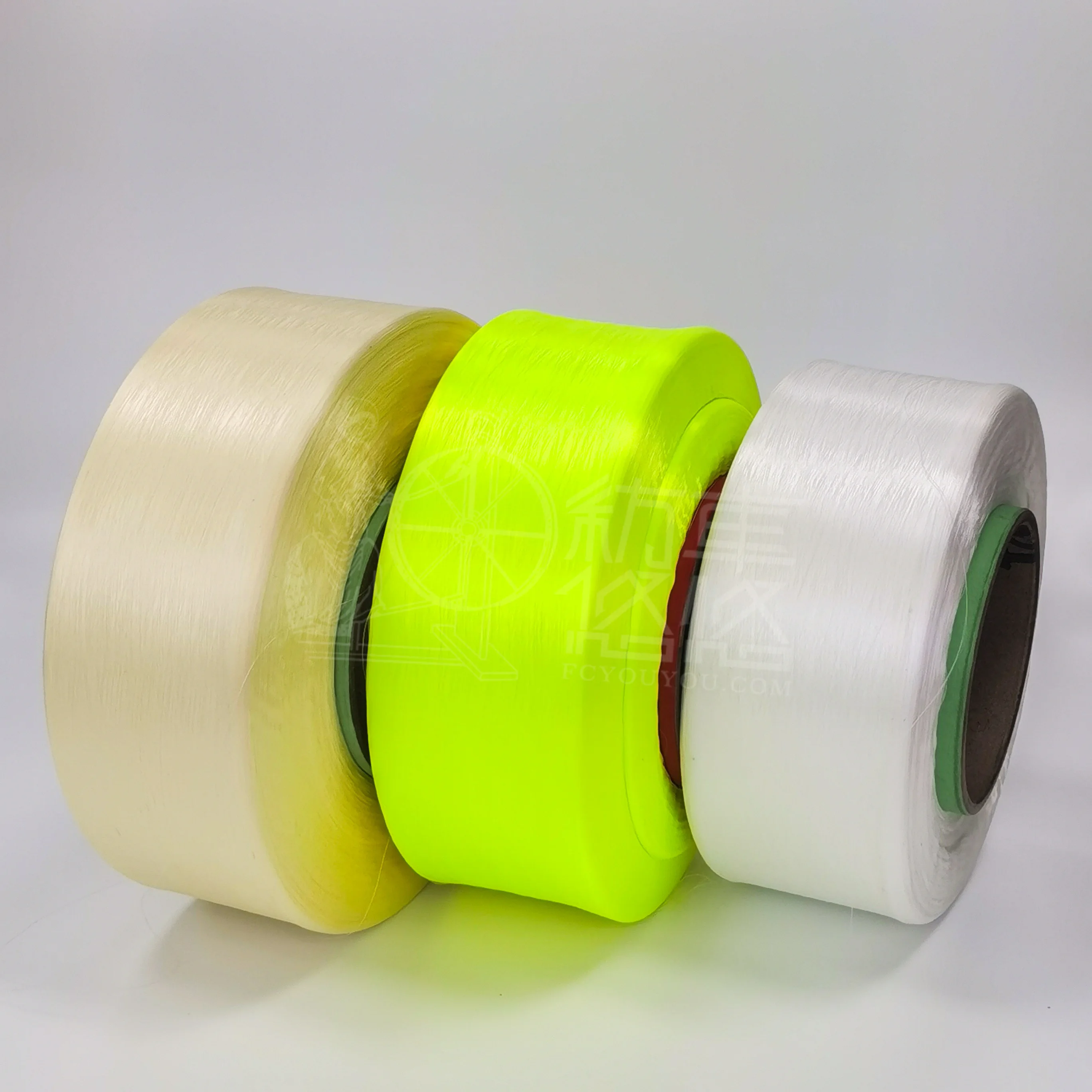 Glow in the dark yarn filament FDY 75D 150D 300D 600D Luminous weaving yarn super bright glow in the dark fancy knitting yarn