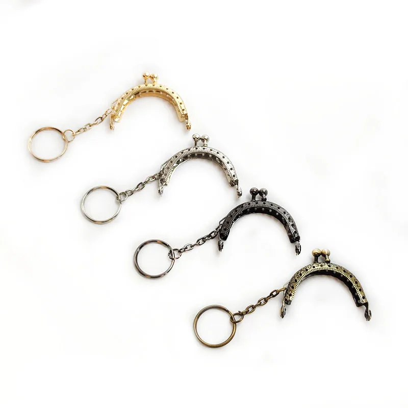 Deepeel AP2367 4CM/5CM  Mini Bag Frame Bag Accessories Purse Frame  With Chains Kiss Clasp Clip Mini Purse