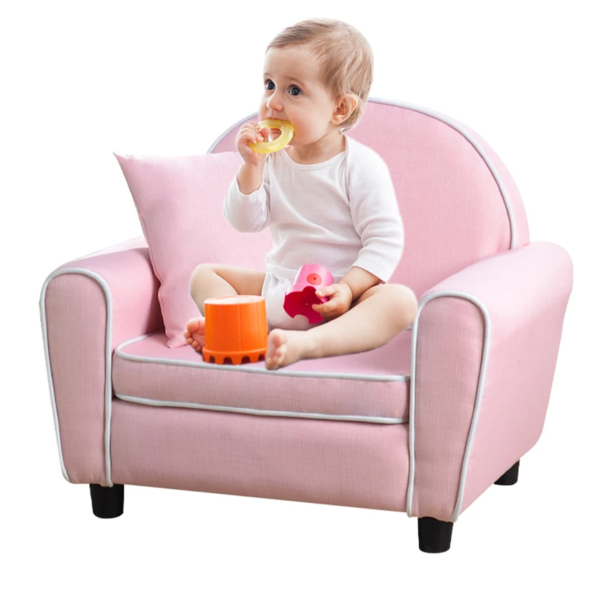 Cute Kids Sofas Soft Cushion Child Chair With Pillow Custom Wholesale Kids Furniture Set Furniture For Baby Factory direct sales