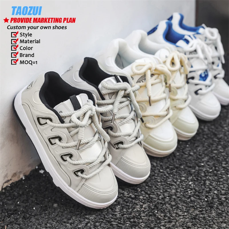 Factory Hot Trend Multi-Functional Multi-Color Leisure Sports Couple Low-Top Lace-Up Board Shoes Customized